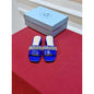 Prada Rhinestone Thick heeled Slippers SH00313