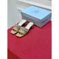 Prada Rhinestone Thick heeled Slippers SH00315