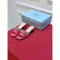 Prada Rhinestone Thick heeled Slippers SH00317