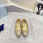 Prada Round Head Triangle Flat Series SH00090