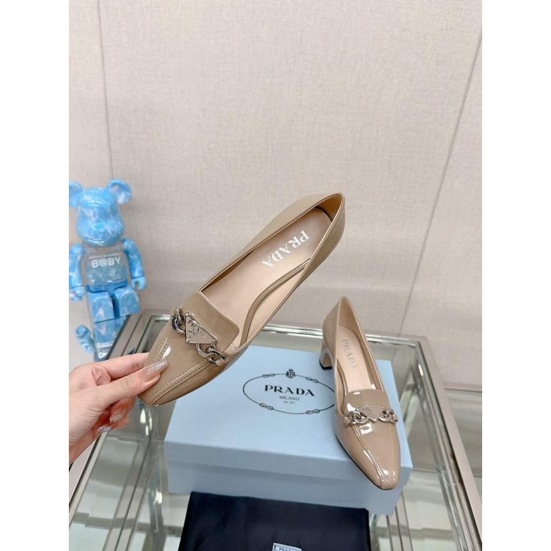 Prada Square Head Single Shoes SH00175