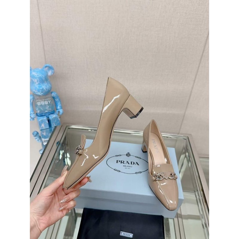 Prada Square Head Single Shoes SH00175