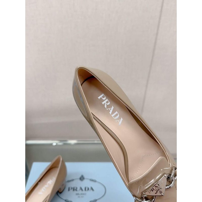 Prada Square Head Single Shoes SH00175