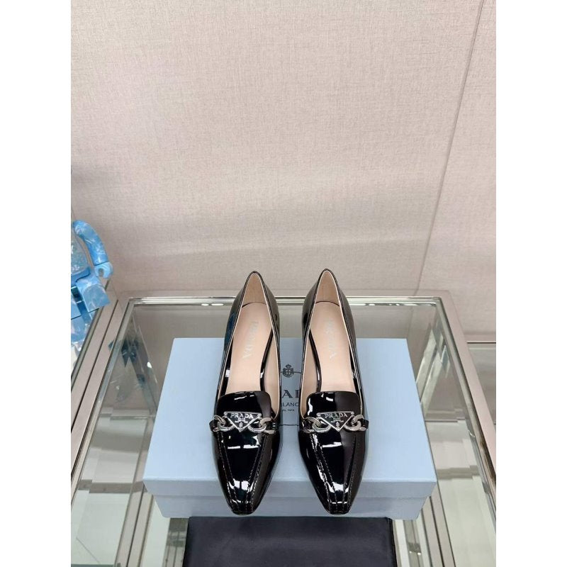 Prada Square Head Single Shoes SH00176