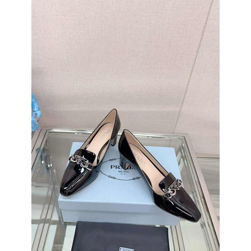 Prada Square Head Single Shoes SH00176