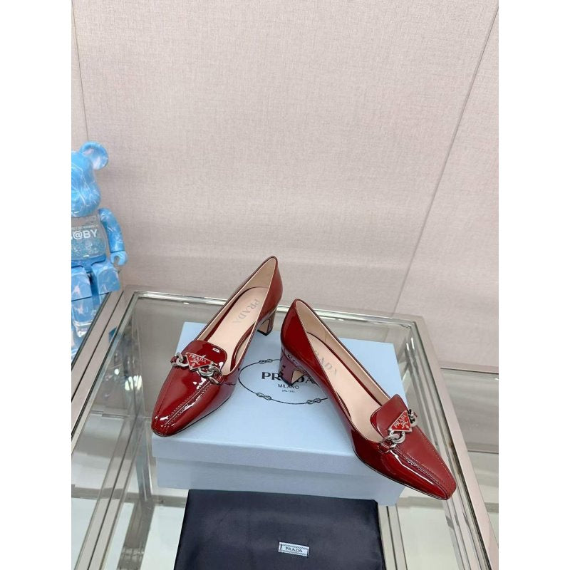 Prada Square Head Single Shoes SH00177