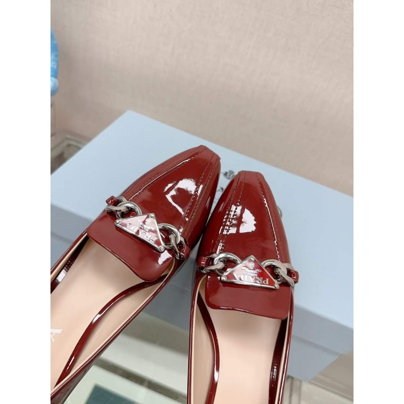 Prada Square Head Single Shoes SH00177