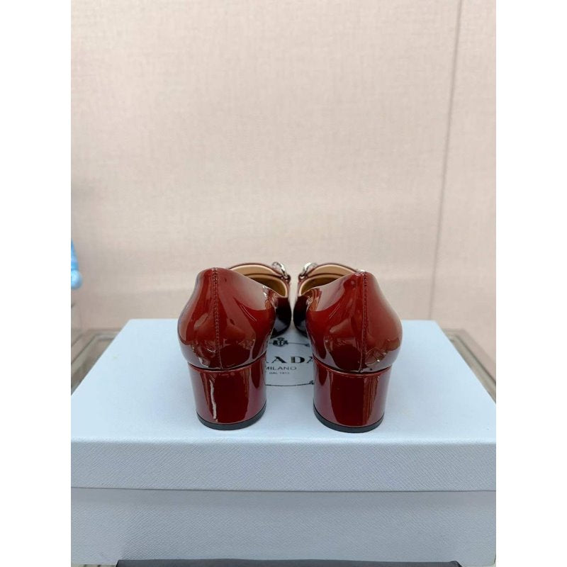 Prada Square Head Single Shoes SH00177