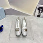 Prada Square head back empty thick single Shoes SH00107