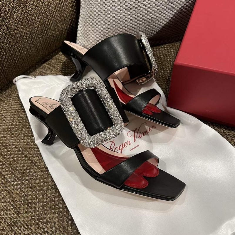 Roger Vivier  Kitten Buckle Sandals SHS05300