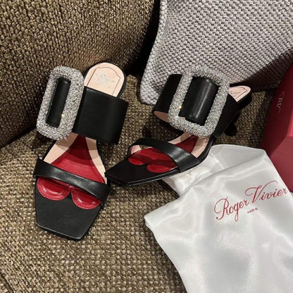 Roger Vivier  Kitten Buckle Sandals SHS05300