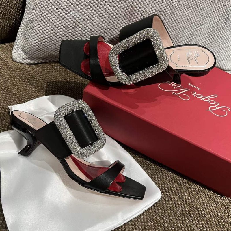 Roger Vivier  Kitten Buckle Sandals SHS05300