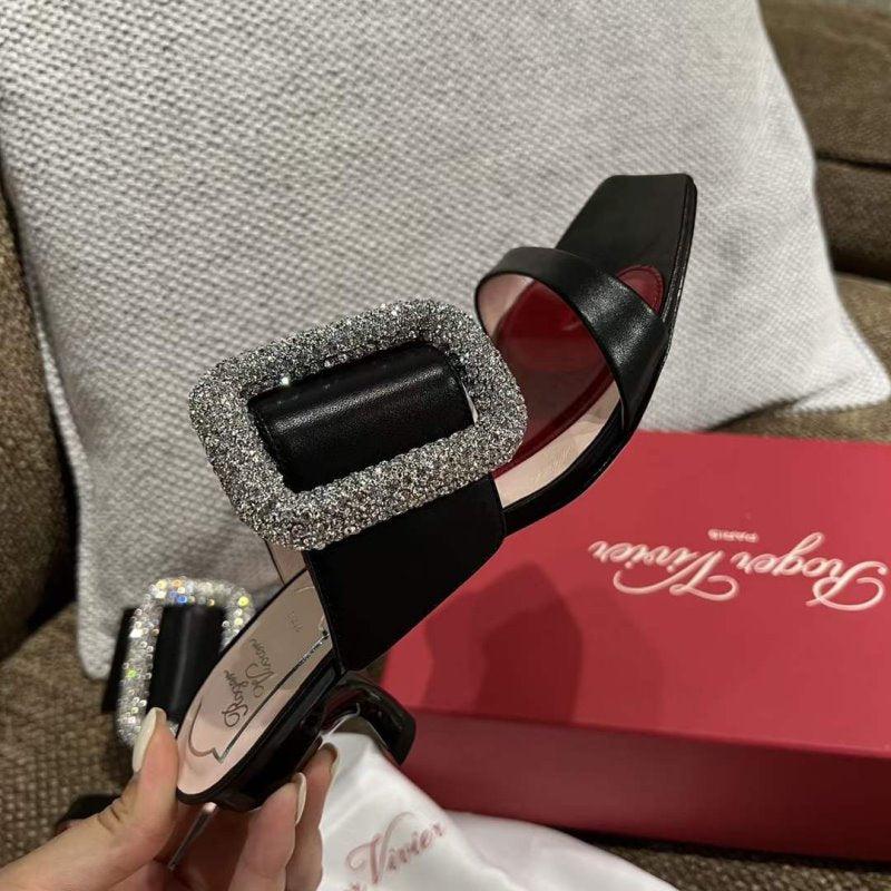 Roger Vivier  Kitten Buckle Sandals SHS05300