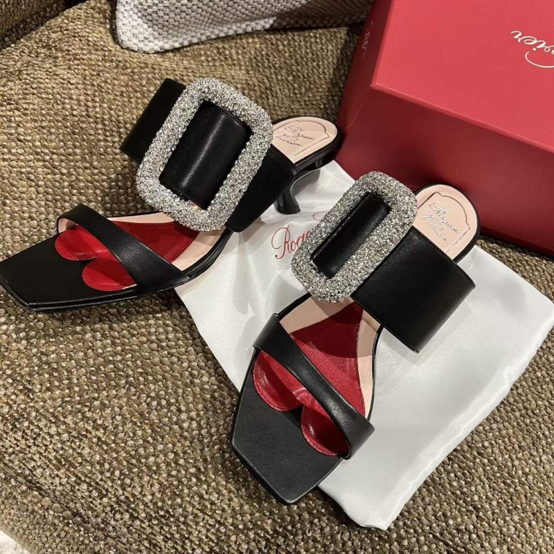 Roger Vivier  Kitten Buckle Sandals SHS05300