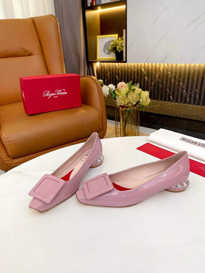 Roger Vivier Leather Single Shoes  SHS04331