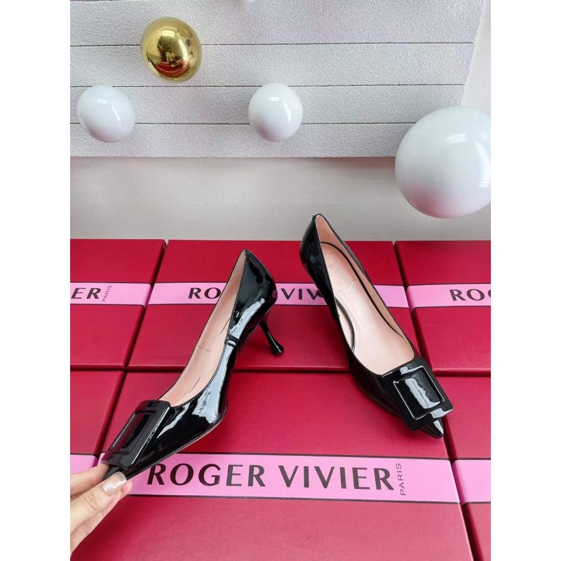 Roger Vivier Pointed Heel Sandals SHS05584