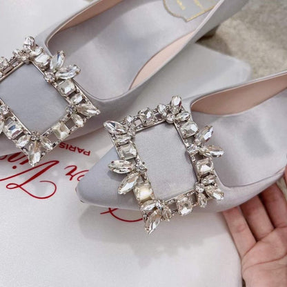 Roger Vivier Diamond Button Heeled Shoes SH00204