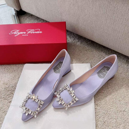 Roger Vivier Diamond Button Heeled Shoes SH00206