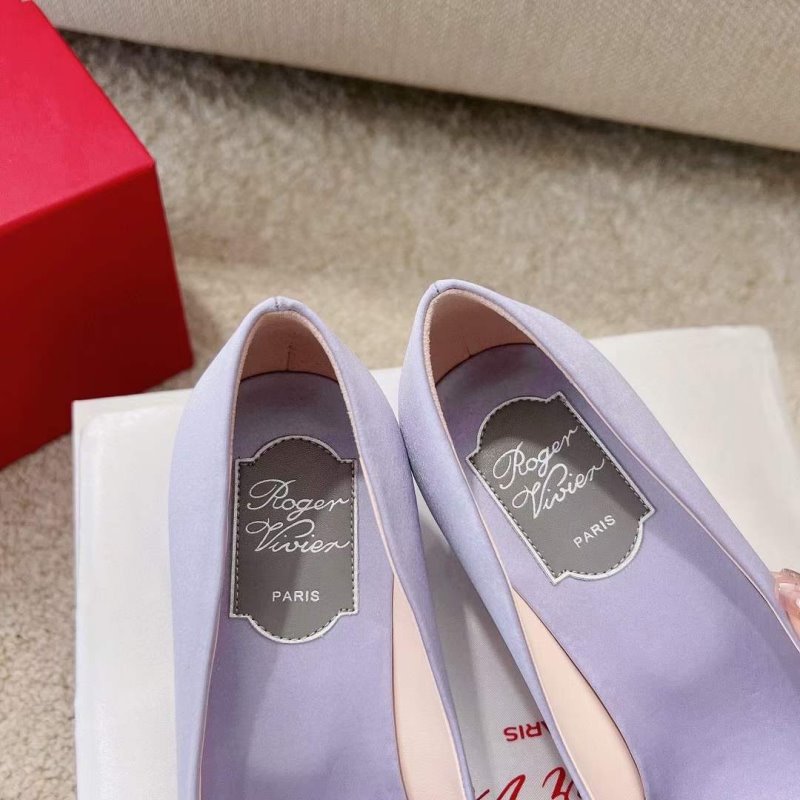 Roger Vivier Diamond Button Heeled Shoes SH00206