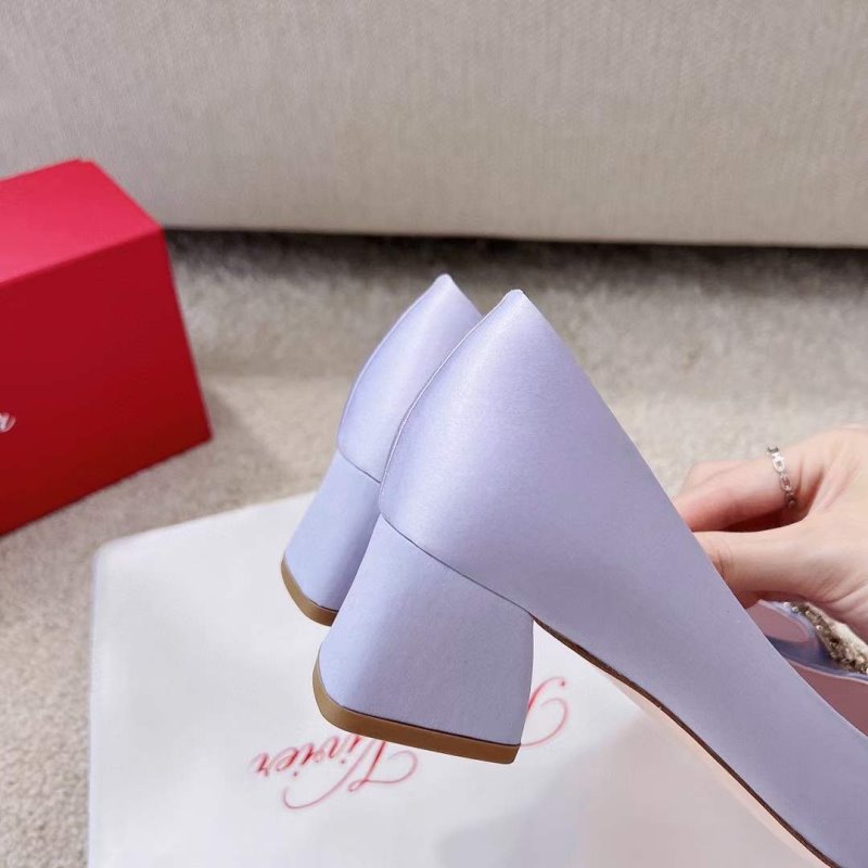 Roger Vivier Diamond Button Heeled Shoes SH00206