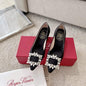 Roger Vivier Diamond Button Heeled Shoes SH00207