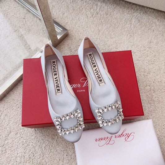 Roger Vivier Diamond Button Heeled Shoes SH00208