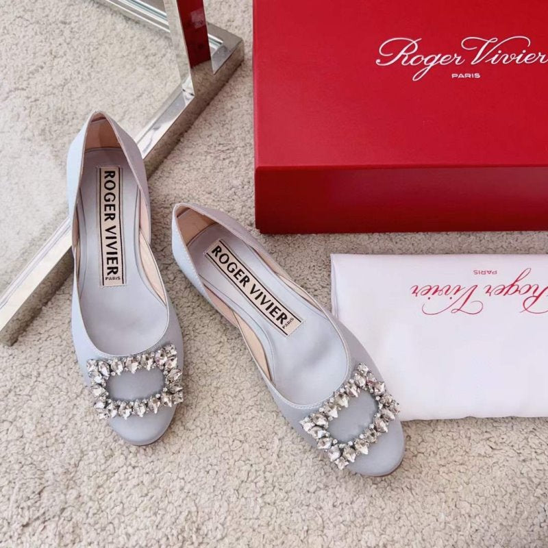 Roger Vivier Diamond Button Heeled Shoes SH00208