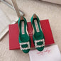 Roger Vivier Diamond Button Heeled Shoes SH00209