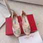 Roger Vivier Diamond Button Heeled Shoes SH00212