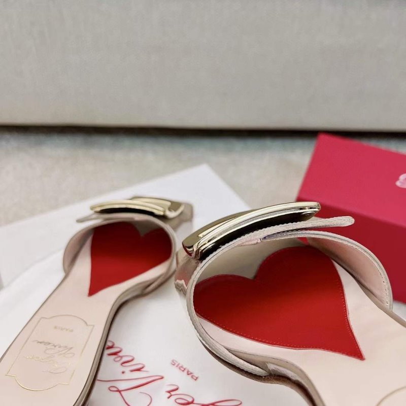 Roger Vivier Square Button  Mueller Shoes SH00128