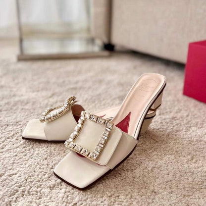 Roger Vivier Square Button  Mueller Shoes SH00130