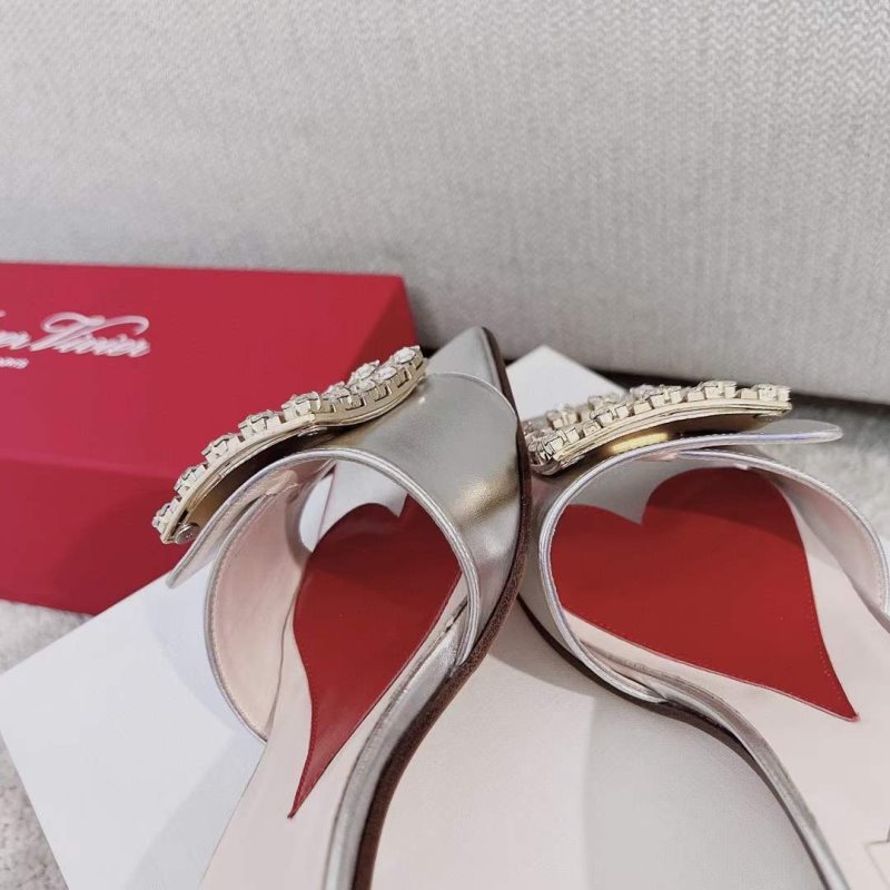 Roger Vivier Square Button  Mueller Shoes SH00131