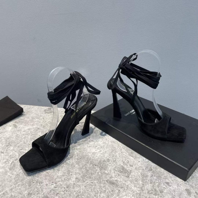 Saint Laurent  High Heeled Strap Sandals SHS05284