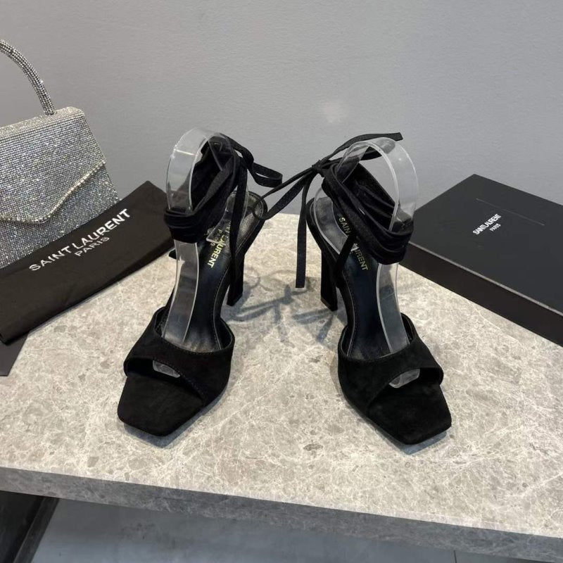 Saint Laurent  High Heeled Strap Sandals SHS05284