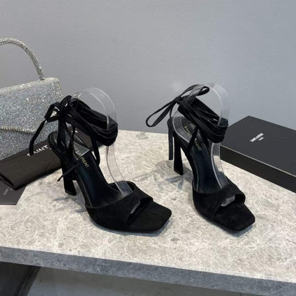 Saint Laurent  High Heeled Strap Sandals SHS05284