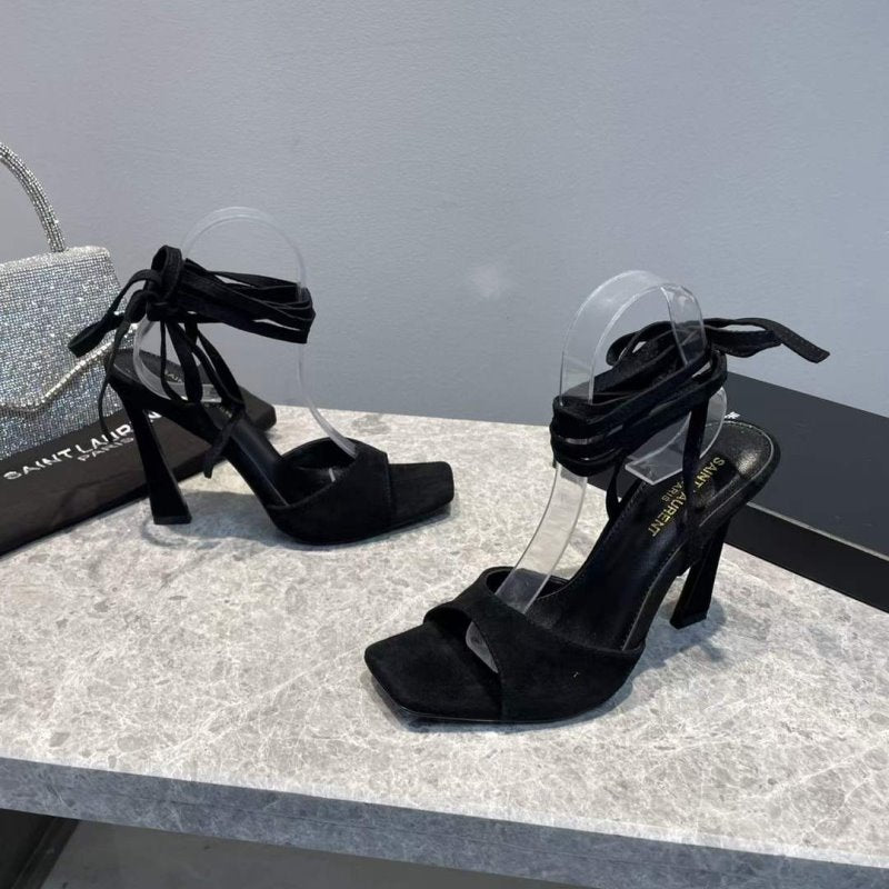 Saint Laurent  High Heeled Strap Sandals SHS05284