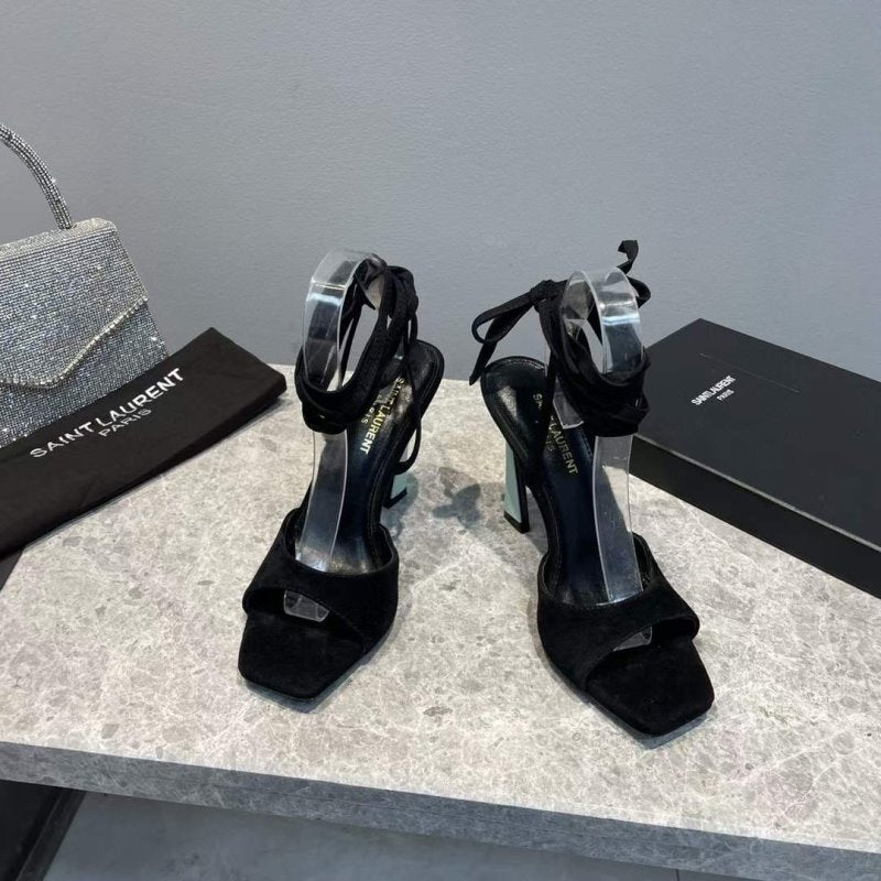 Saint Laurent  High Heeled Strap Sandals SHS05286