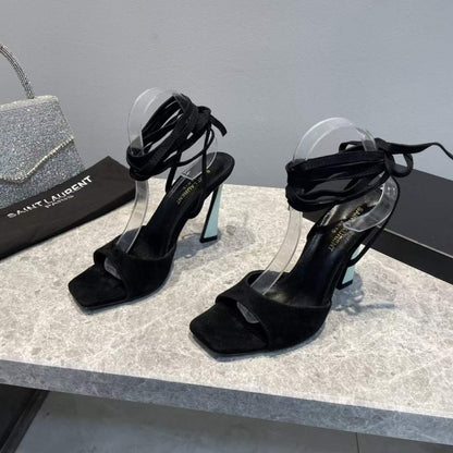 Saint Laurent  High Heeled Strap Sandals SHS05286