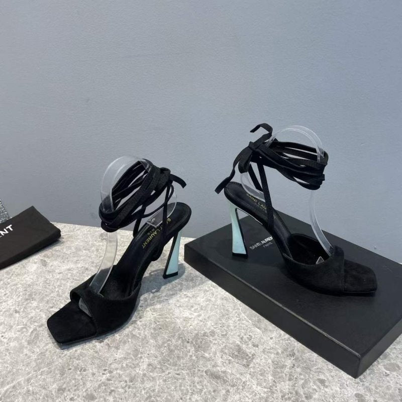 Saint Laurent  High Heeled Strap Sandals SHS05286