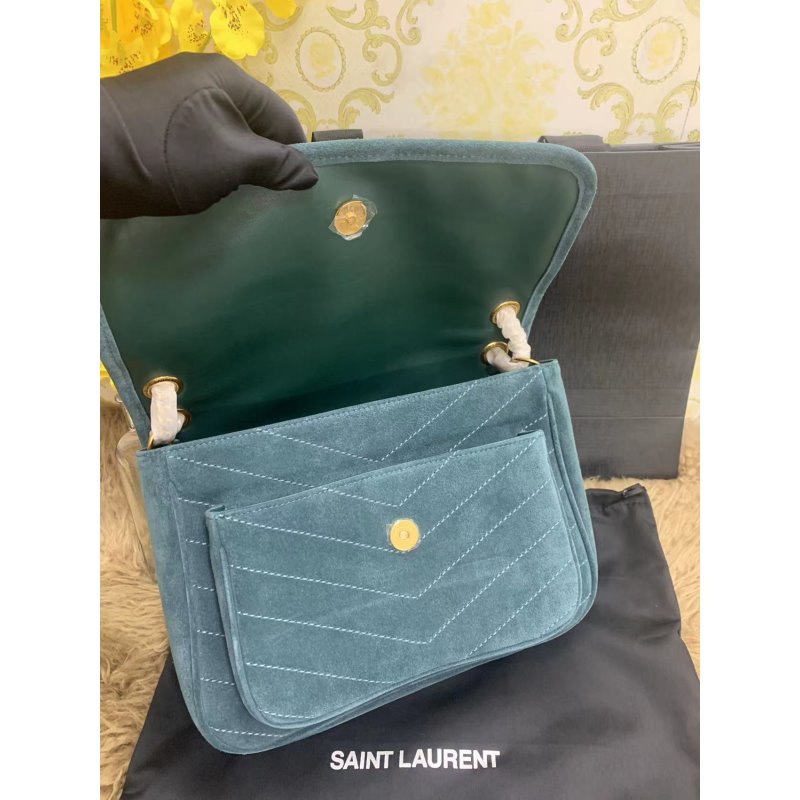 Saint Laurent Leather Sunset Bag BGAP20223