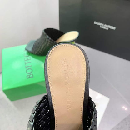 Saint Laurent  Metal Heel Slippers SHS05519