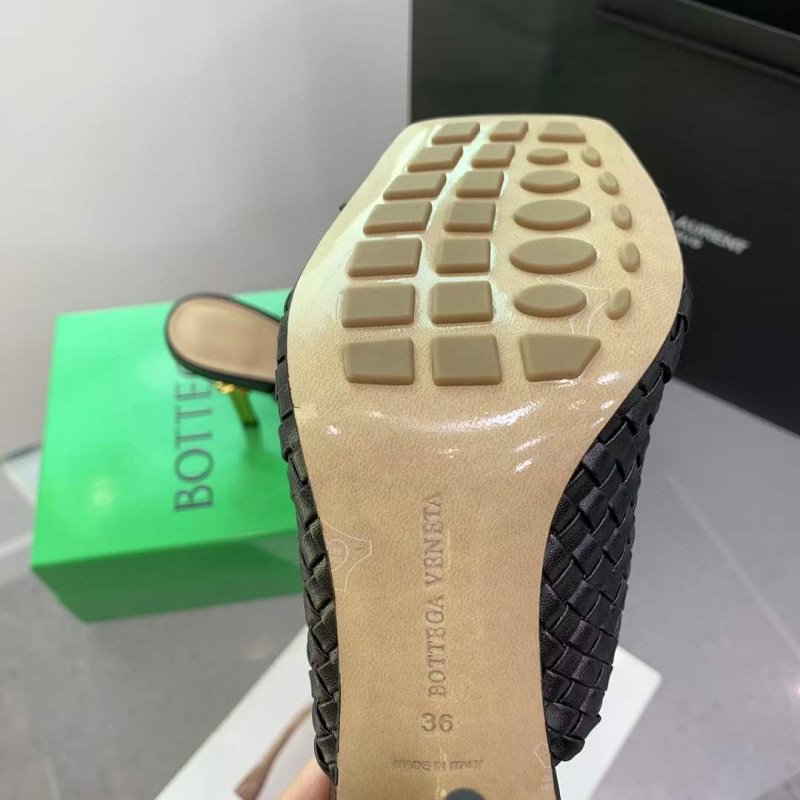 Saint Laurent  Metal Heel Slippers SHS05519