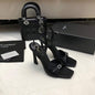 Saint Laurent  Square Toe High Heeled Sandals SHS05266