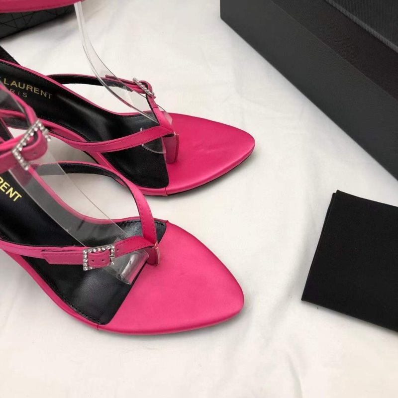 Saint Laurent  Square Toe High Heeled Sandals SHS05267