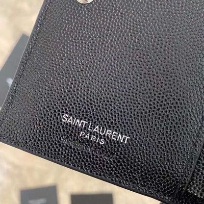 Saint Laurent Caviar Zipper Wallet WB001340