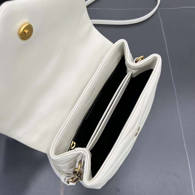 Saint Laurent Flip Top YSL logo Bag BG02312