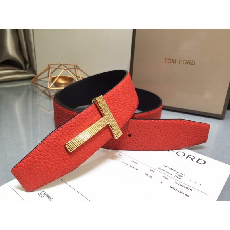 Tom Ford Double Sided Calfskin Belt WB001002