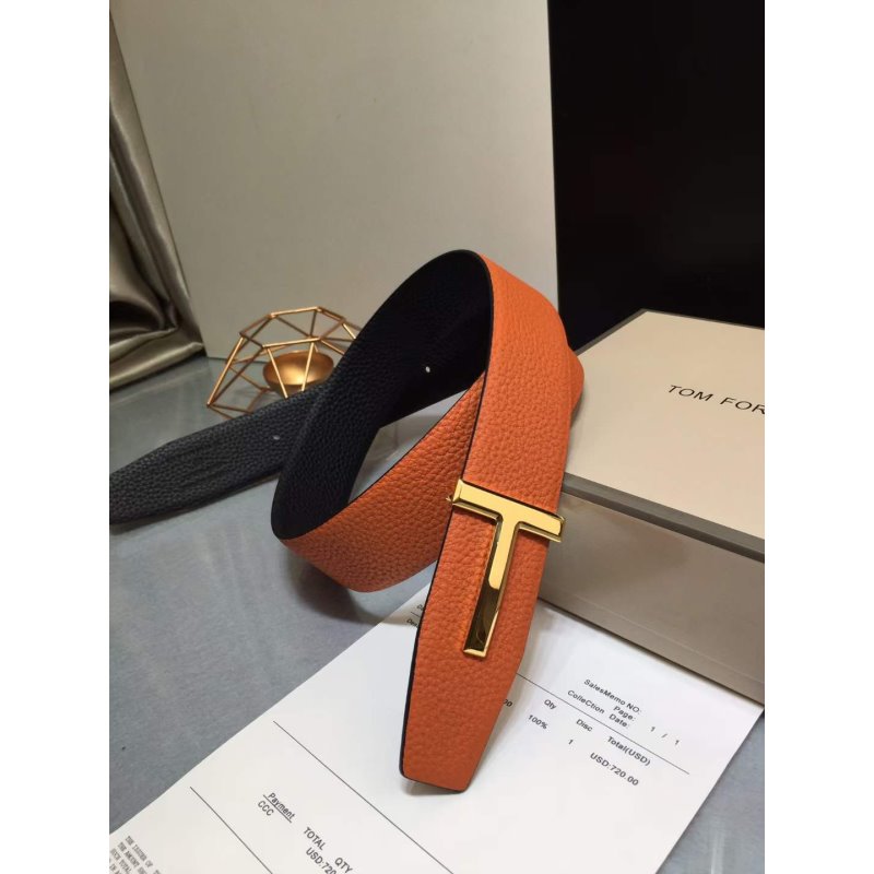 Tom Ford Double Sided Calfskin Belt WB001008