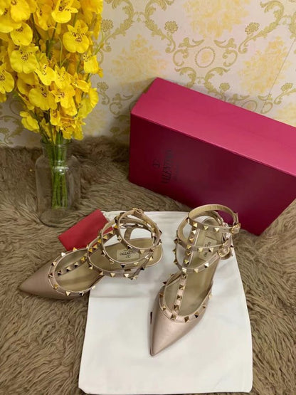 Valentino Brown Heeled Sandals SHS02534