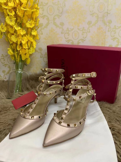 Valentino Brown Heeled Sandals SHS02534